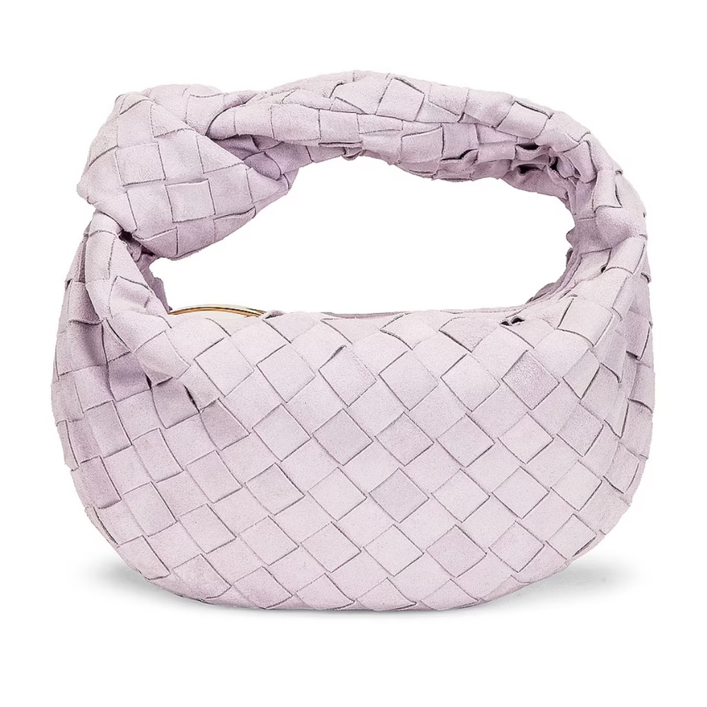 Bottega Veneta Lavender Intrecciato Mini Jodie Shoulder Bag